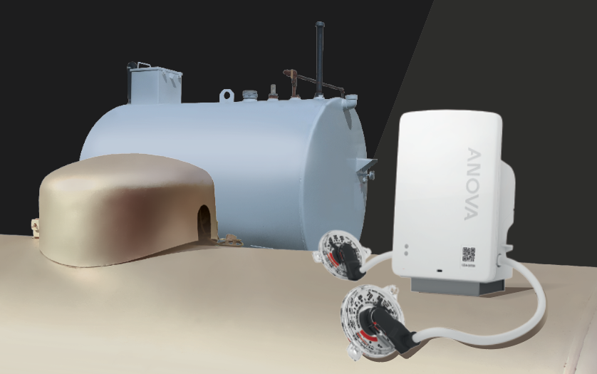 Anova UTM simultaneously monitors two tanks or inputs